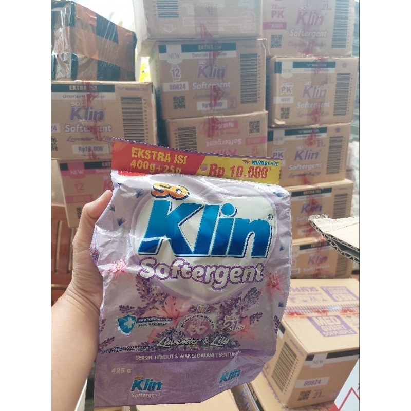 Detergen soklin bubuk 10rban 1 dus isi 12 pcs..Harga terbaik