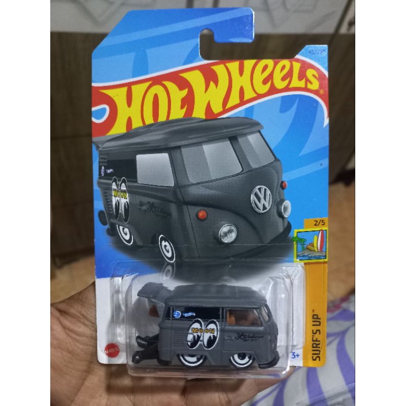 Hotwheels Kool Kombi Moon Eyes Grey