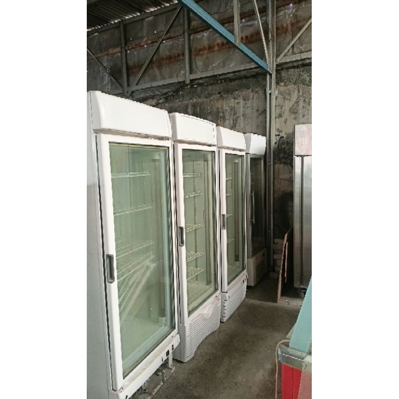 SECOND/BEKAS UPRIGHT FREEZER GLASS DOOR 1 PINTU GEA