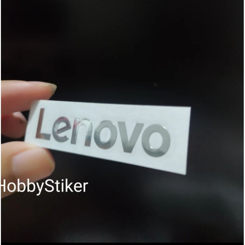 Stiker logo lenovo custom untuk pc laptop