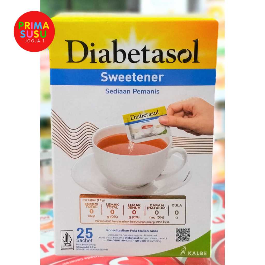 

Diabetasol Sweetener 25 Sachets 37,5 gr