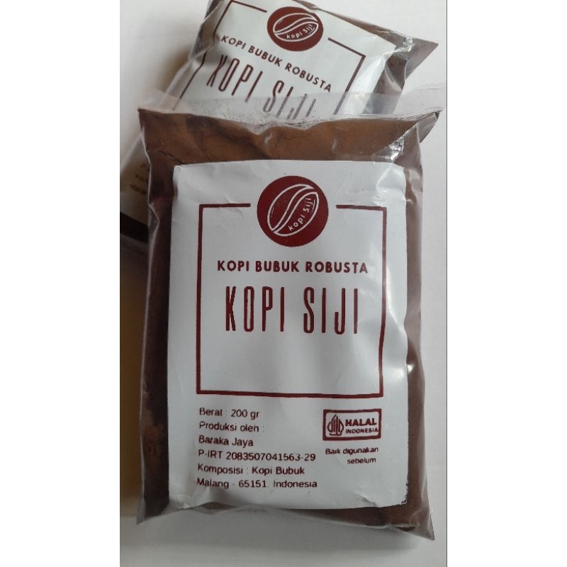 

Kopi Siji Bubuk Robusta Dampit Malang 200gr Murah | Kopi Siji