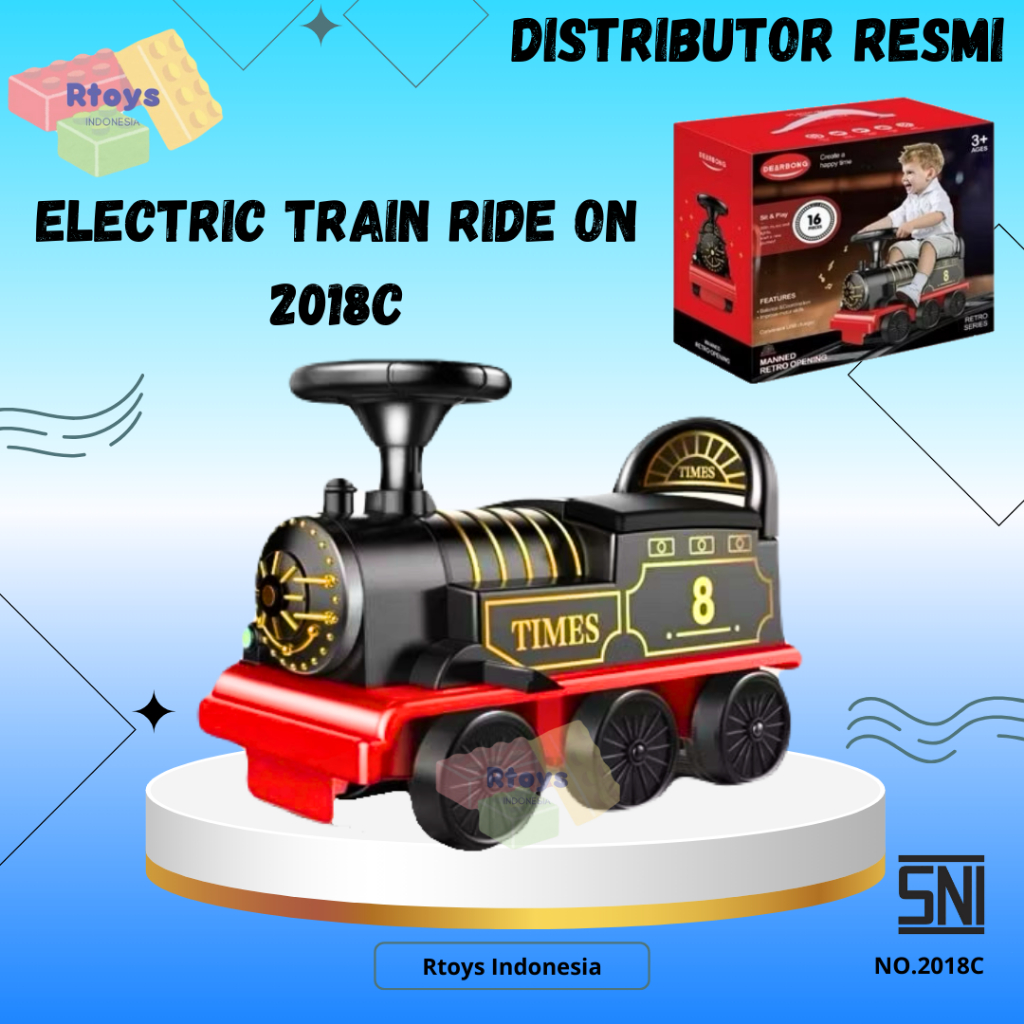 MAINAN ANAK RIDE ON KERETA API / ELECTRIC TRAIN