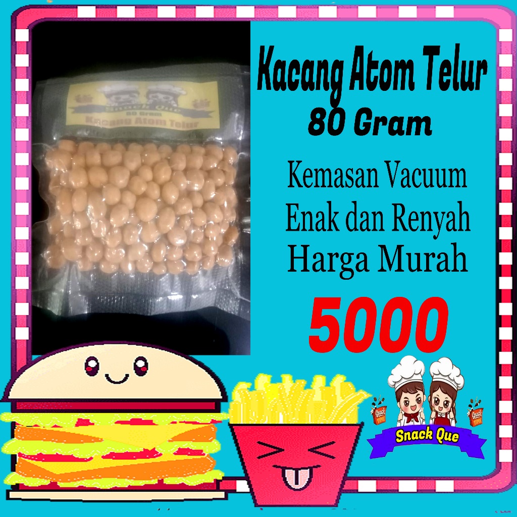 

Kacang Atom Telur - Aneka Snack Serba 5000 - Camilan Makanan Ringan Murah 5 RIBU