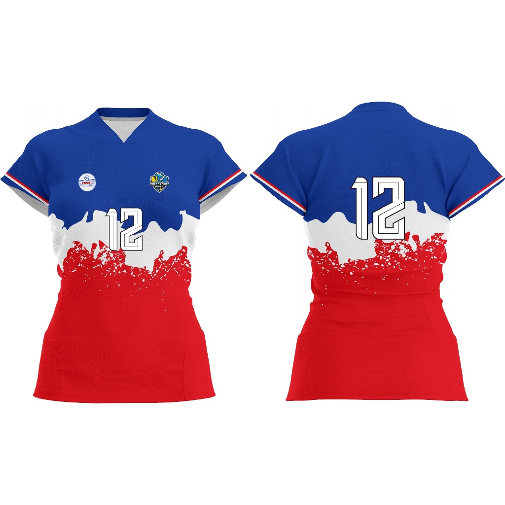 atasan voli wanita fullprinting baju olahraga voli wanita celana voli fullprinting