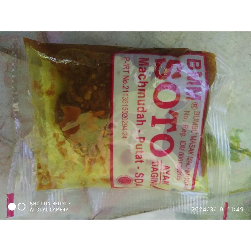 

BMM SOTO AYAM/DAGING 50g