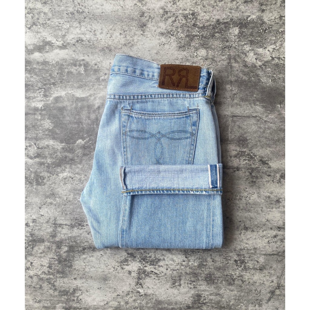 Double RRL Straight Leg Selvedge Denim Japan woven