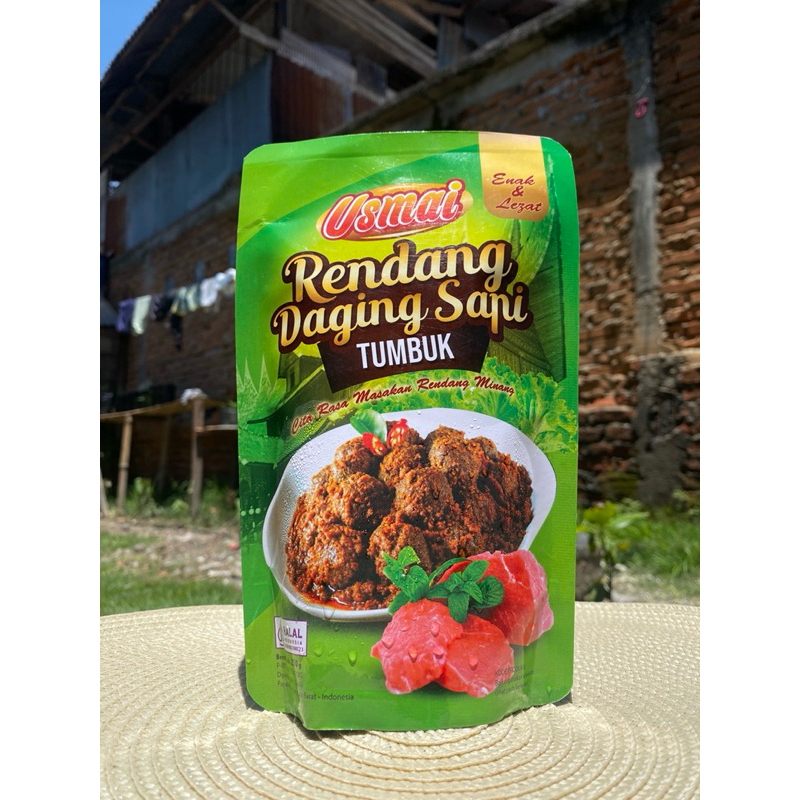 

Rendang Daging Sapi Tumbuk Usmai 250 gram