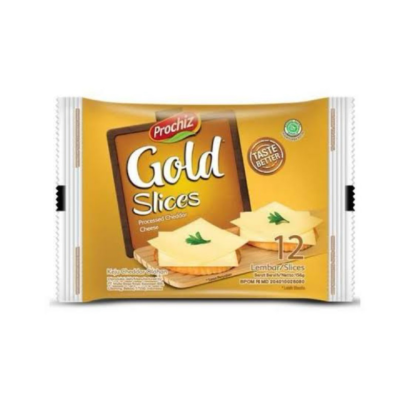 

Prochiz Pro Chiz Keju Gold Slice isi 12 Slice 156gr