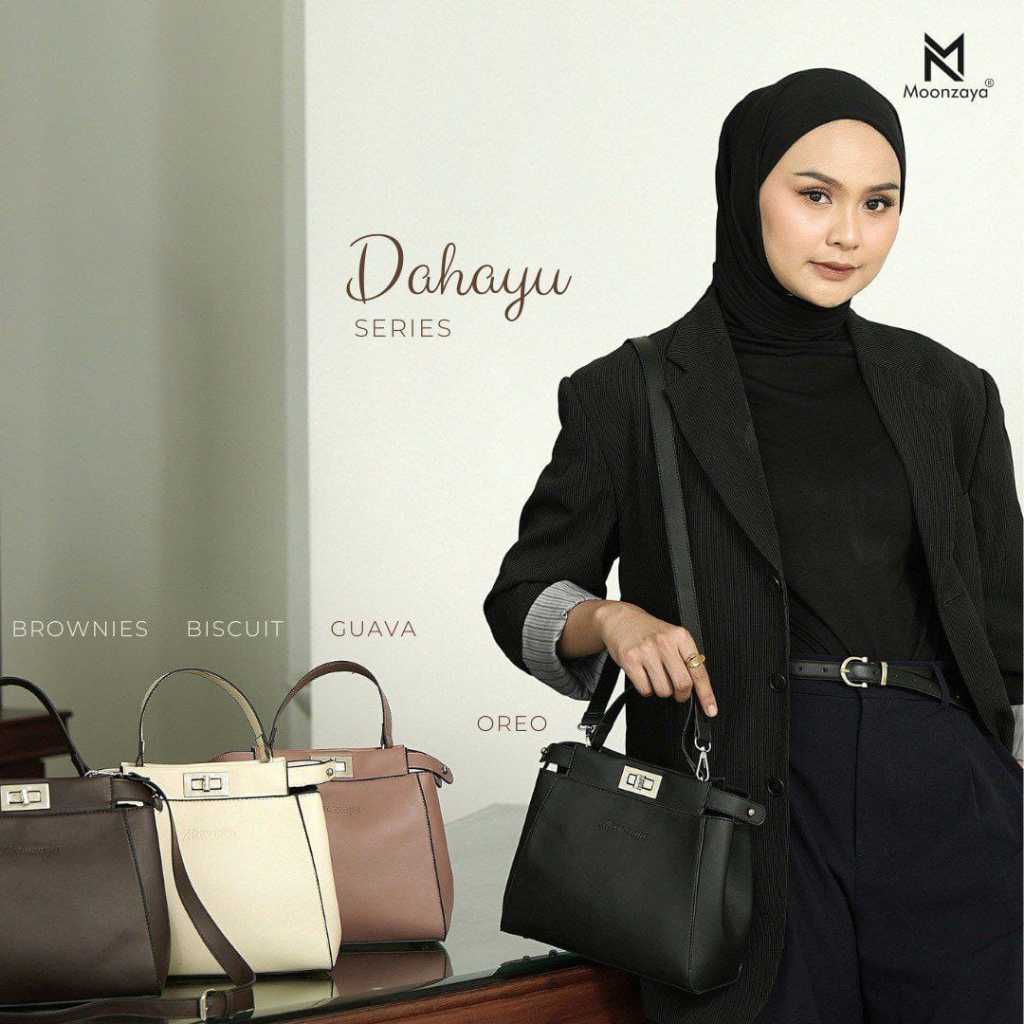 MOONZAYA - Tas Dahayu Moonzaya Tas Tenteng Wanita Tas Selempang Wanita Waterproof Tas Kantor