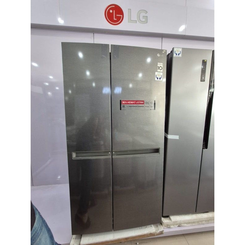 LG GCB257JQYL Kulkas LG Side by side GC-B257JQYL Lemari es LG GCB257