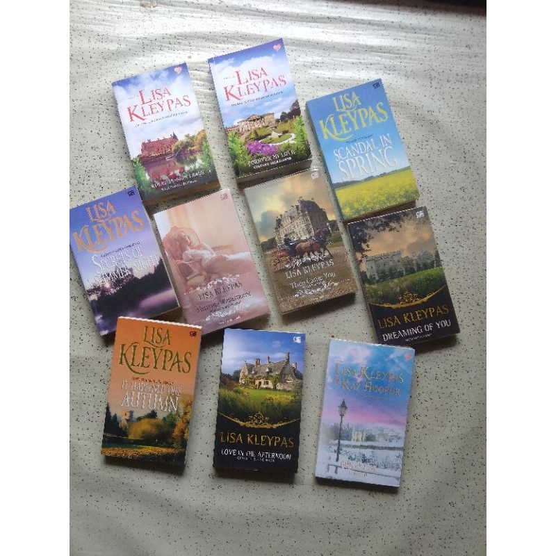 Buku Varian Novel Karya Lisa Kleypas, GIFTS OF LOVE, LOVE IN THE AFTERNOON, IT HAPPENED ONE AUTUMN, 