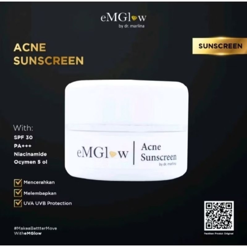 EmGlow Acne Sunscreen by dr.Marlina