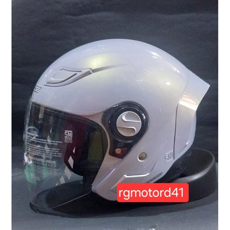 HELM CARGLOSS NFS POLOS  | HELM CARGLOSS HALF FACE SINGLE VISOR