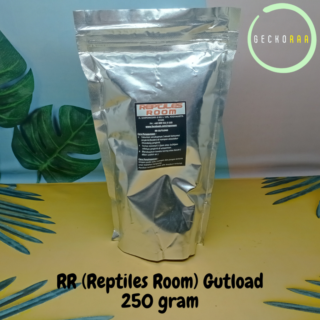 RR Gutload Reptil Gecko Bearded Dragon AFT Jangkrik Dubia Ulat