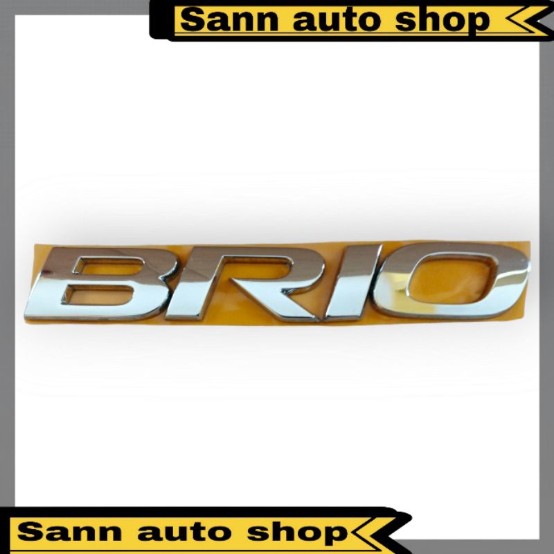 Emblem BRIO Original HONDA BRIO/ Emblem Bagasi HONDA BRIO