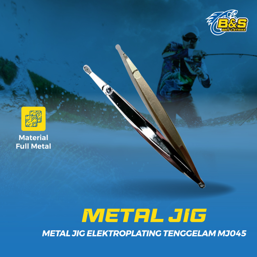 LureKiller Umpan Mancing Pancing Metal Jig Jigging Elektroplating Tenggelam 80G-400G MJ045