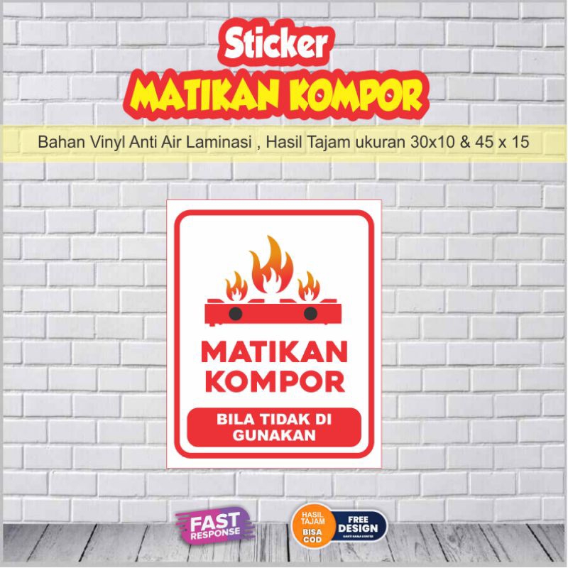 

Sticker Matikan Kompor