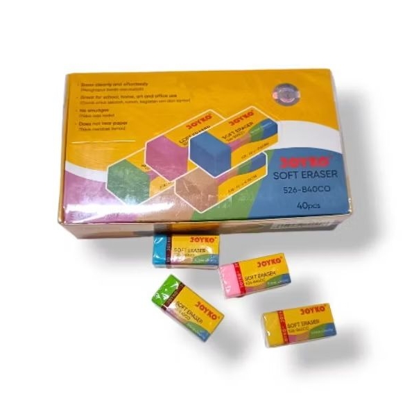 

penghapus pensil karet kecil warna joyko stip pensil joyko ( 1 pcs)