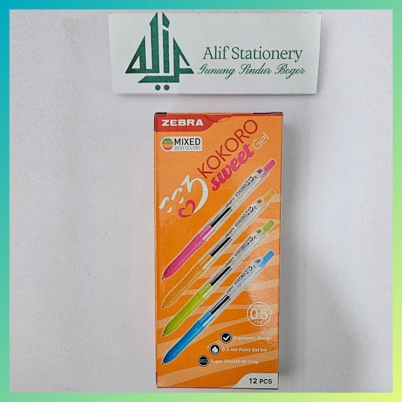 

Pulpen Pena Zebra Kokoro Gel