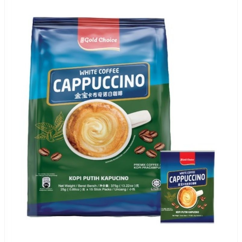 

Gold Choice White Coffee Cappuccino 375 Gr