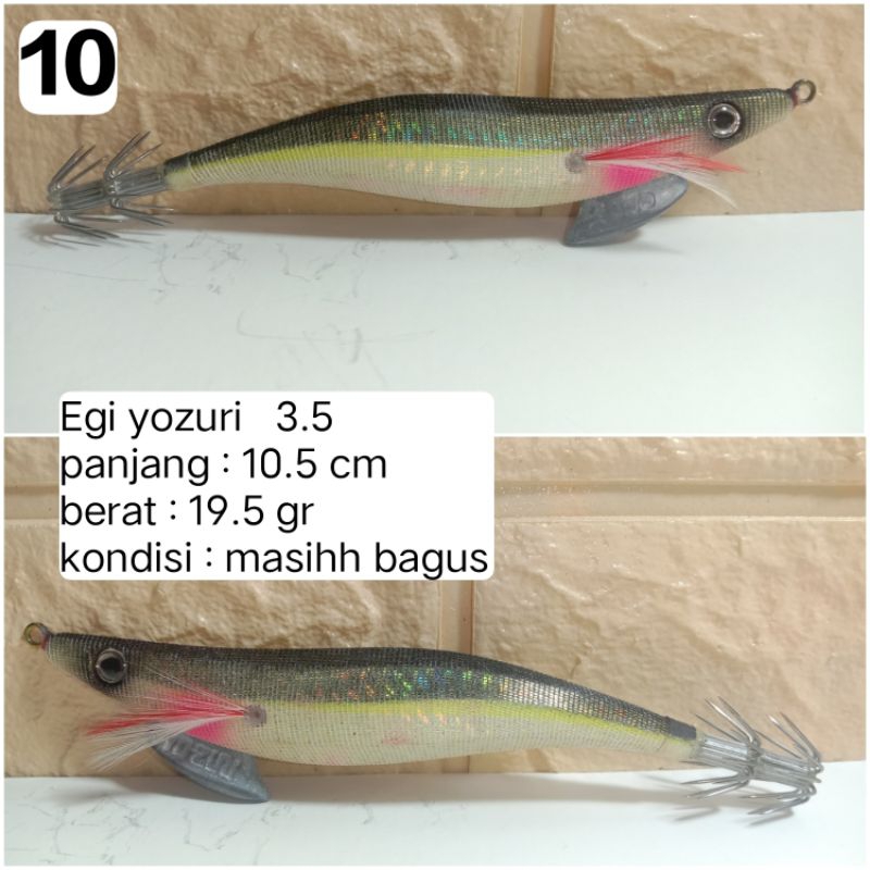 umpan yozuri egi cumi  3.5 no 10-11