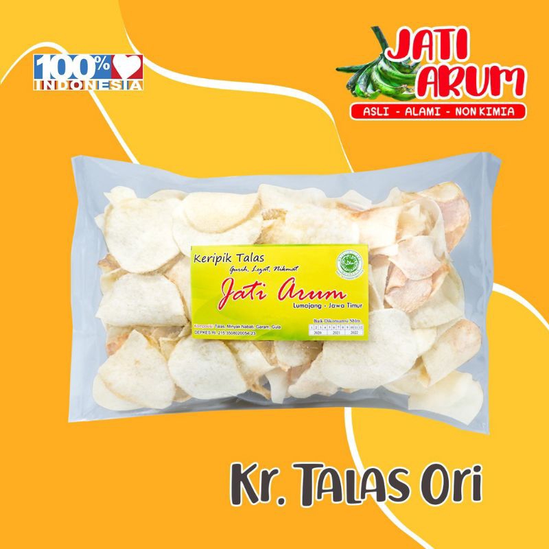 

Keripik talas manis gurih (150gram)