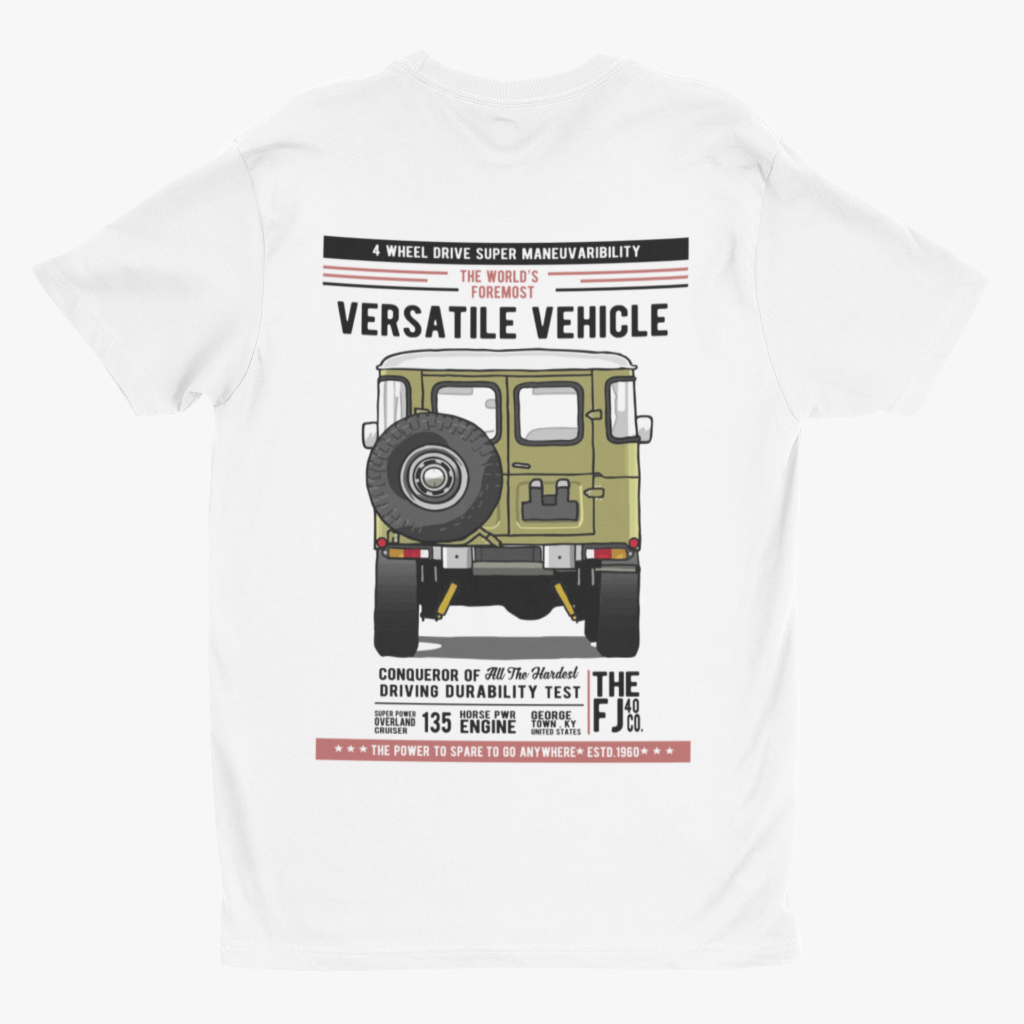 Kaos Vintage Retro Japan Cruiser FJ 40 Gear