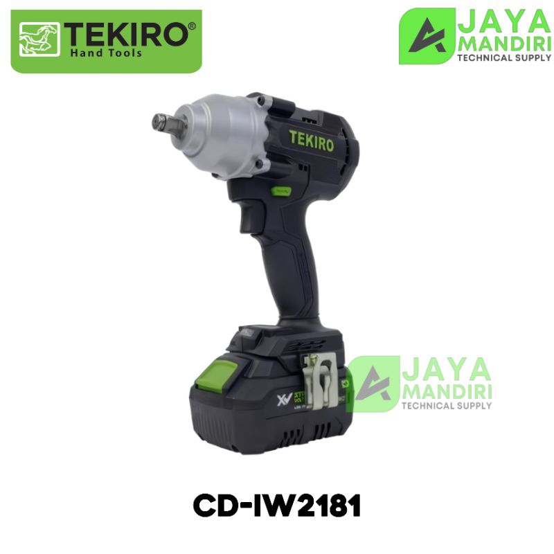 Tekiro Cordless Impact Wrench 20 Volt XV Brushless 1/2" TEKIRO CD IW2181 Alat Pembuka baut ban mobil