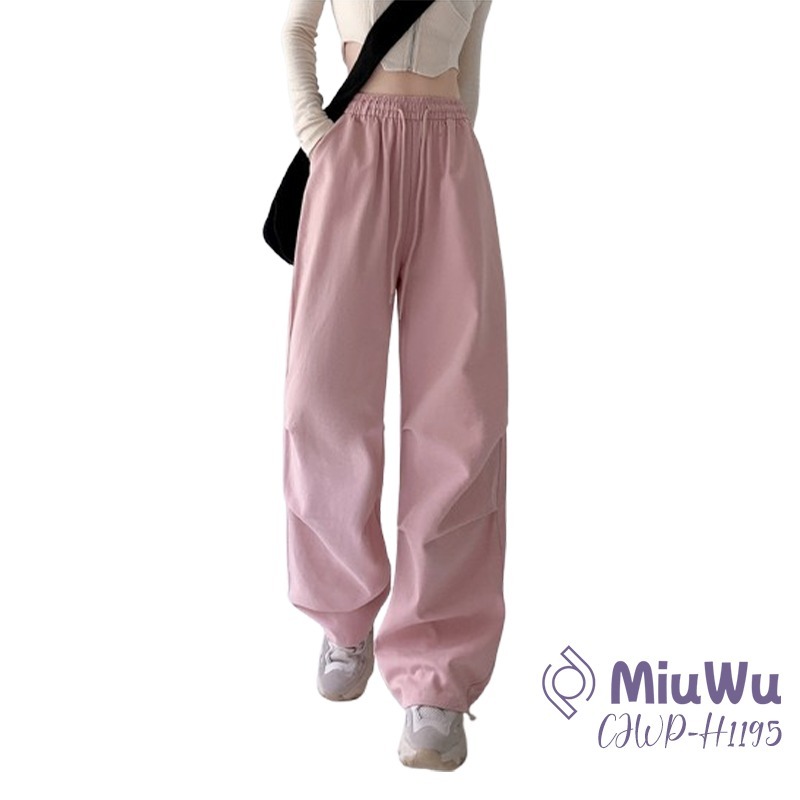 MiuWu Cargo Pants Wanita Highwaist H1195 Celana Cargo Wanita Import