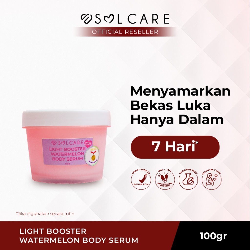 Solcare Light Booster Watermelon Body Serum