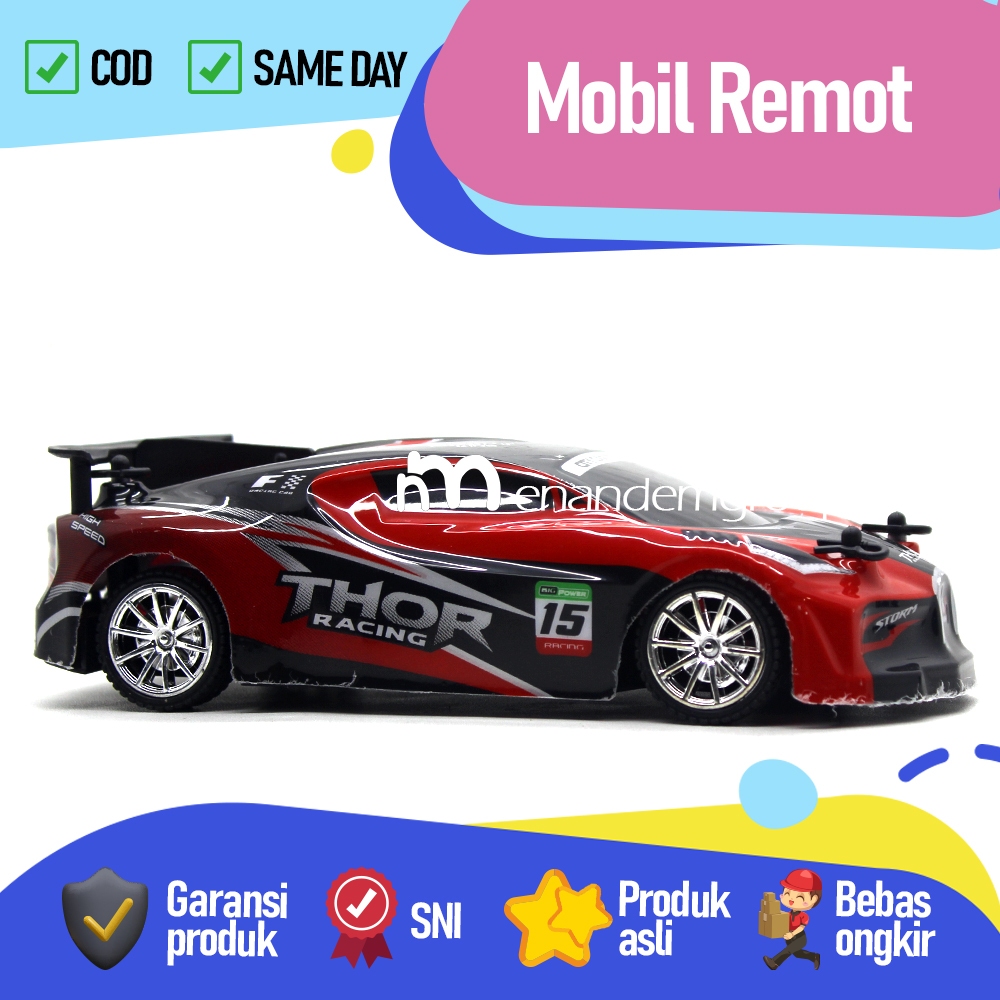 RC Mainan Mobil Remot Kontrol Sedan Balap Thor Quick Drive