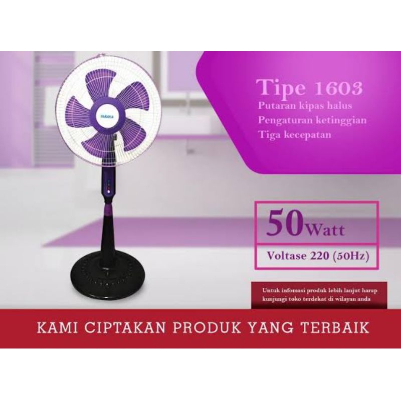 kipas angin yasaka / kipas angin berdiri 16"