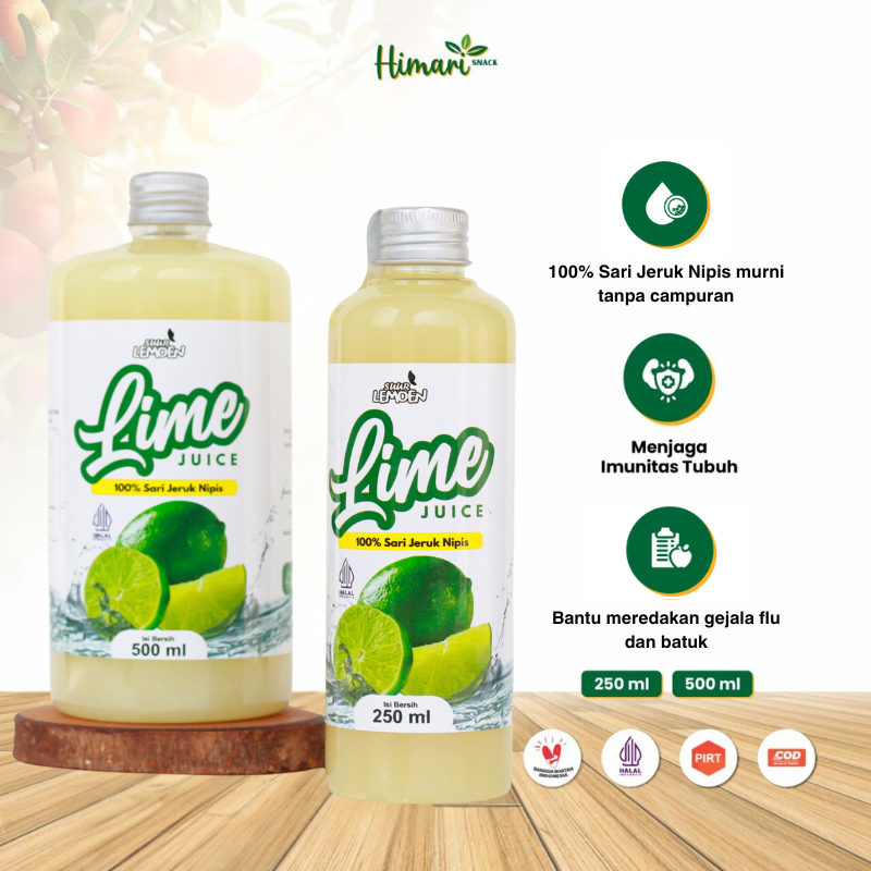 

Sari Jeruk Nipis Murni Suur Lemoen Pure Lime Juice 250-500ml