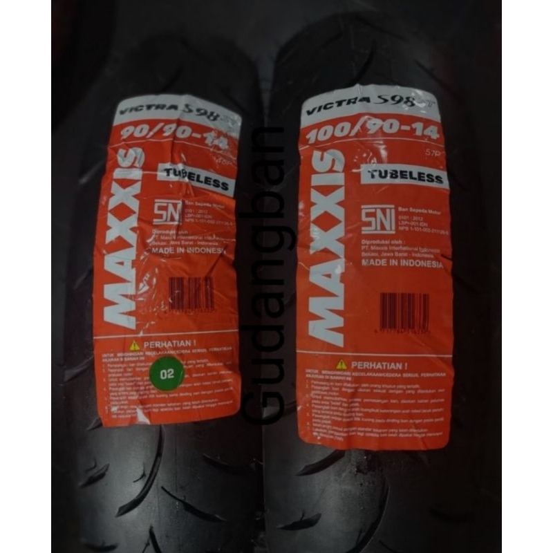 Ban Set Maxxis Victra Lexi/Ban Depan Belakang Lexi/Ban Set Maxxis Victra Vario150/Ban Depan Belakang