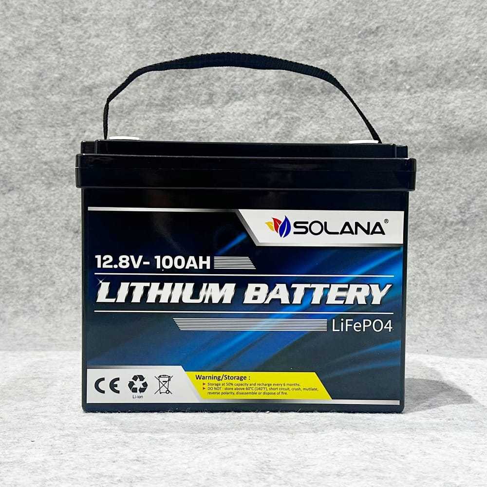 Aki Solana Lithium Battery 12,8V 100AH Aki LiFePO4 12,8v 100ah