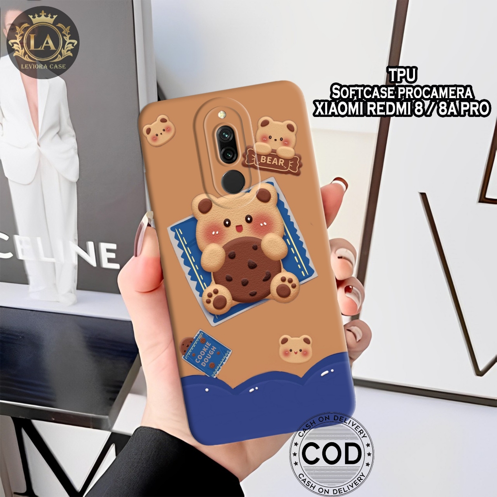 XIAOMI REDMI 8/8A PRO - Leviora Case - Fashion Case Bear - Softcase XIAOMI REDMI 8/8A PRO- Case Pro 