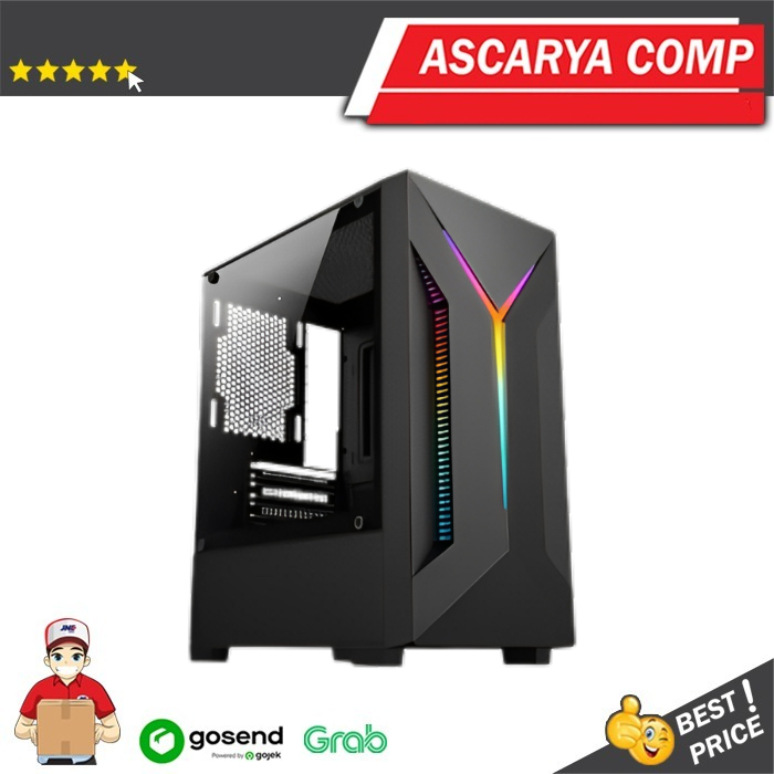 CASING MAXUSS BLACKPANTHER YURA + FREE 1X FAN RGB