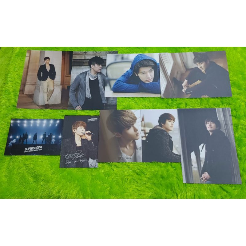 Postcard super junior super show 4 & Boys in the city paris kyuhyun donghae
