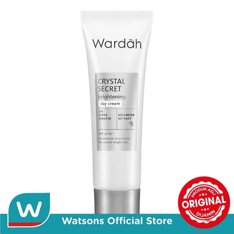 Wardah Crystal Secret Night Cream krim malam wardah pemutih wajah