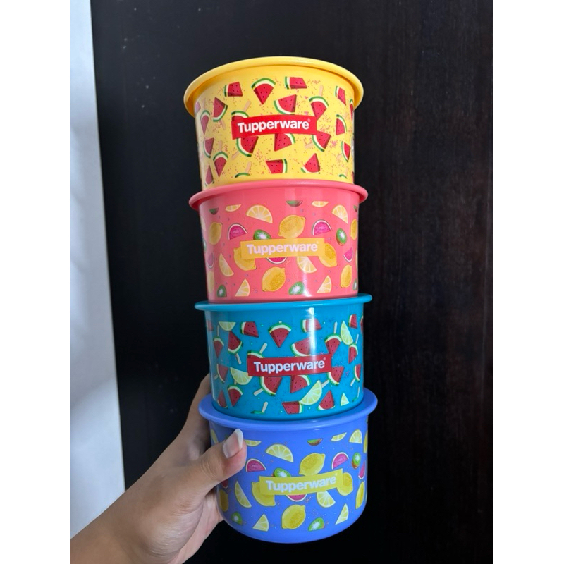Mini Canister Lucu Bermotif 650ML Tupperware