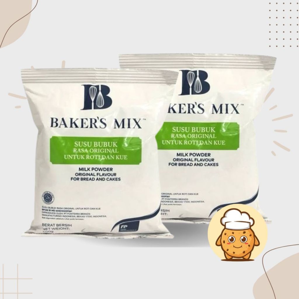 

Bakers Mix Susu Bubuk 500gr |Susu Bubuk Untuk Roti Dan Kue 500gr