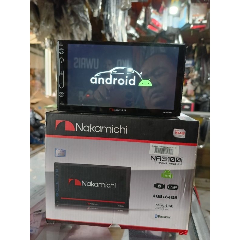 Android 7in NAKAMICHI Ram 4/64 bekas normal Original