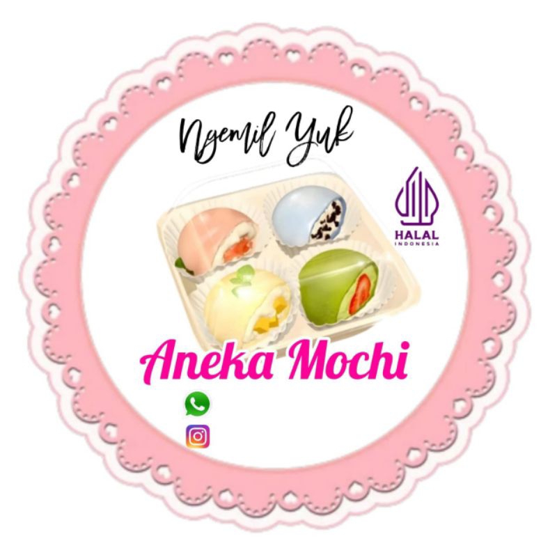 

STIKER PRODUK MOCHI CROMO GLOSSY, BISA CUSTOM TULISAN