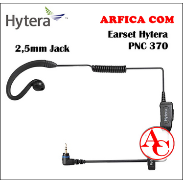 Earset Hytera EHS16 ORIGINAL HT POC 2.5 mm Jack PTT Handsfree Earphone Hytera PNC370 PNC 370