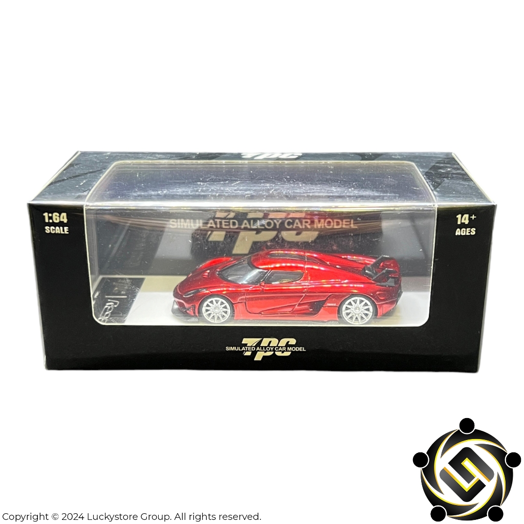 TPC 1:64 Koenigsegg Regera Metallic Candy Red Limited