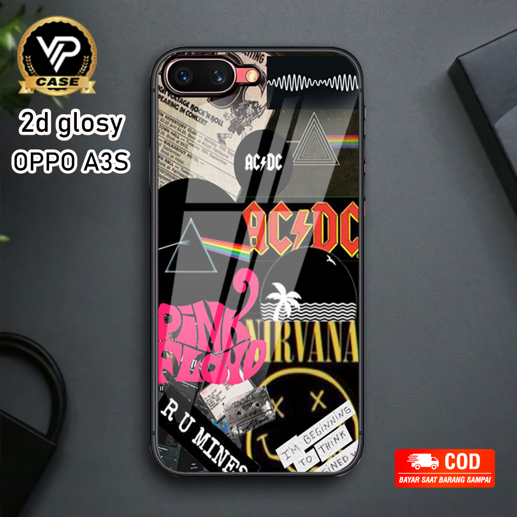 [VVIPCASE] Hardcase 2d Glossy Oppo A3s A1k F5 F7 Realme C1 C2 Case Hp Glossy Casing Hp Mengkilat Har
