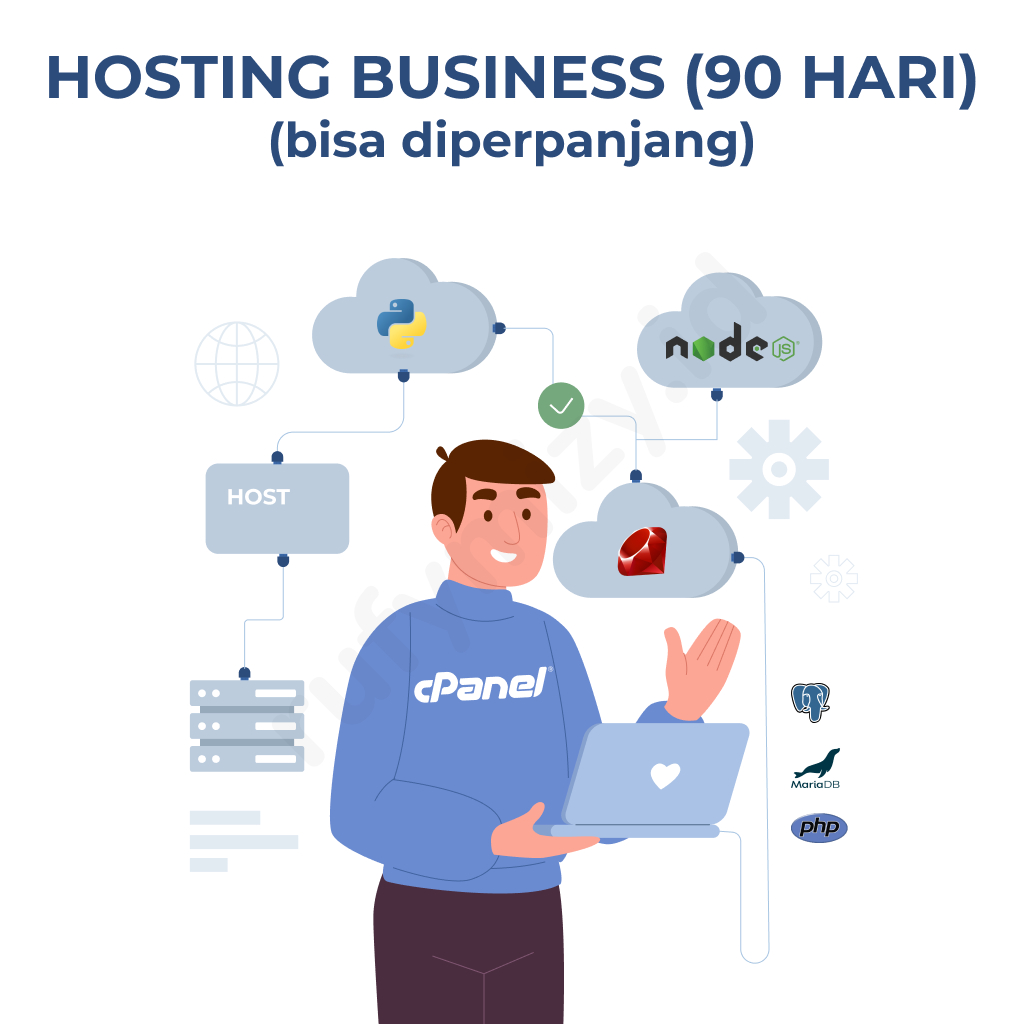 Paket Hosting Bisnis Unlimited - 90 Hari