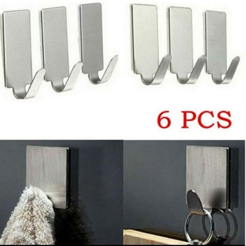 [PREMIUM QUALITY] HOOK Gantungan Tempel Stainless