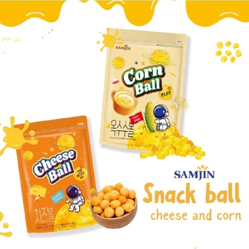 

SAMJIN CORN & CHEESE BALL 42 GRAM